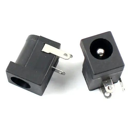 DC Barrel Jack Connector Without Base Plate